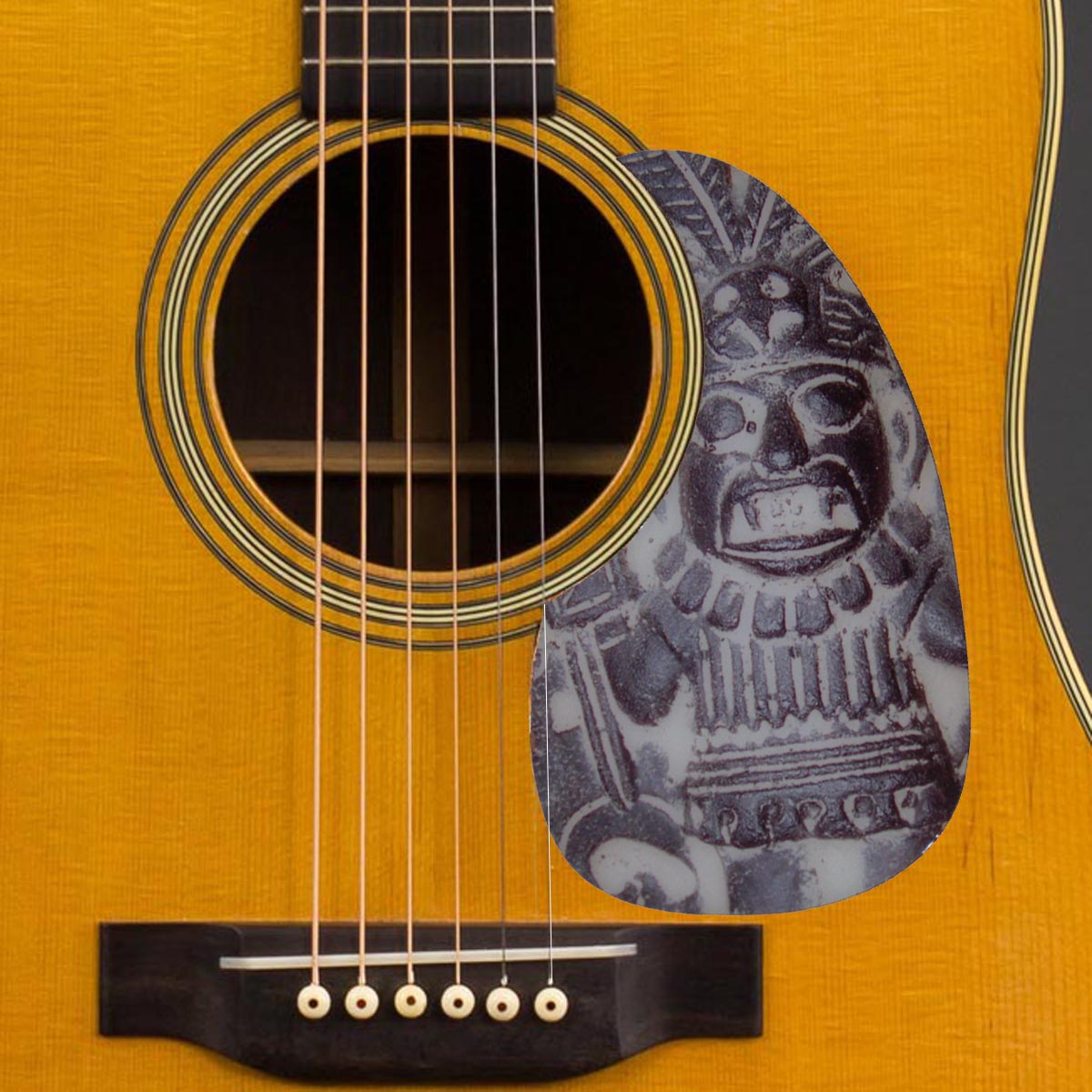Acoustic Custom Pickguard - Hawaiian- 001