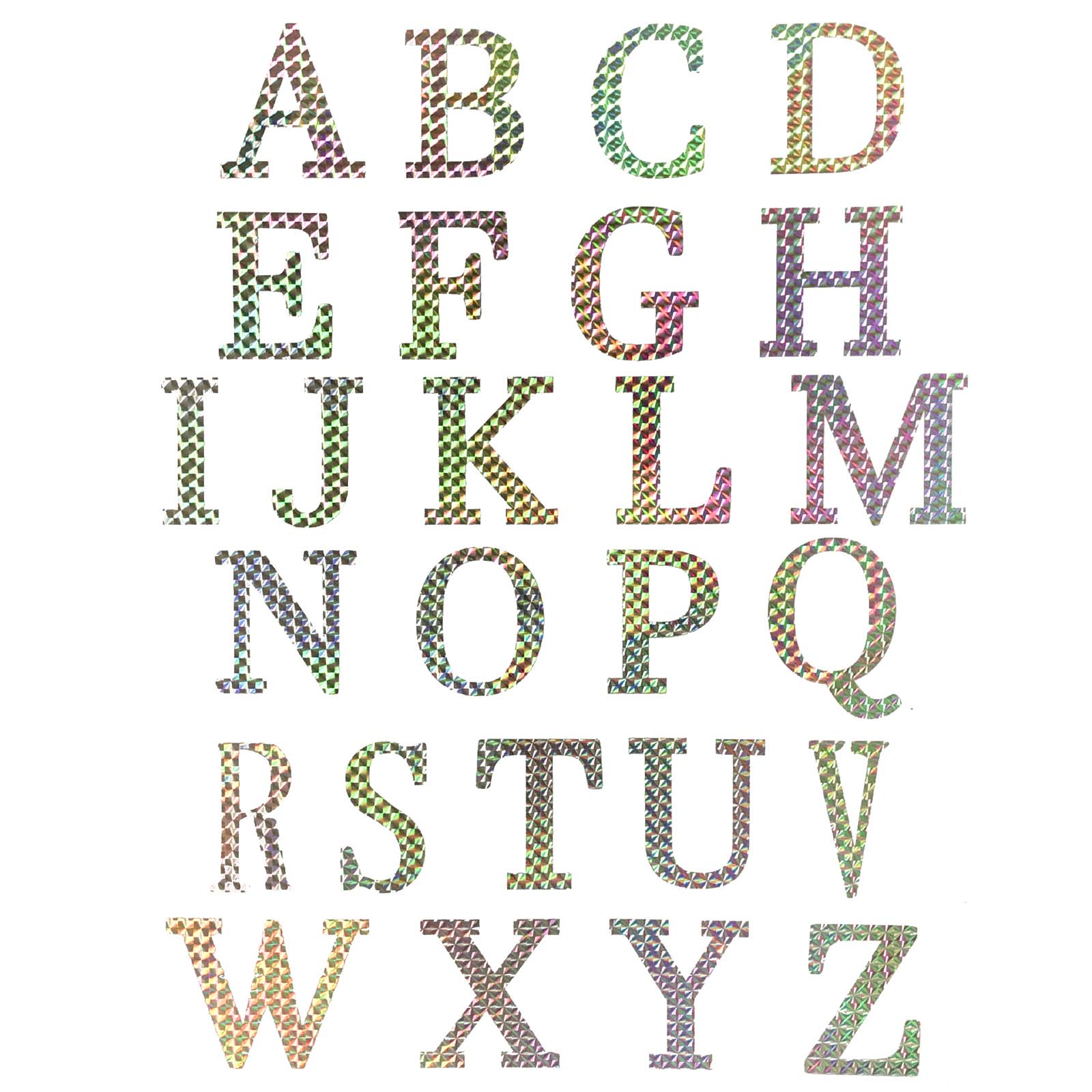 Replica CUSTOM Font / Style Holographic Letters - Your Initials!