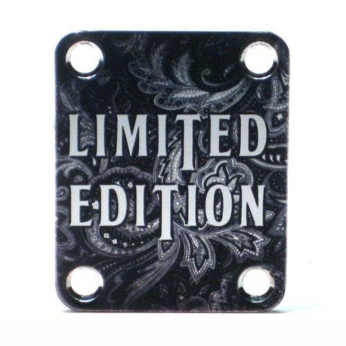 Custom Shop Neckplate Limited Edition Paisely  -Fits Strat /Tele / Bass - 012