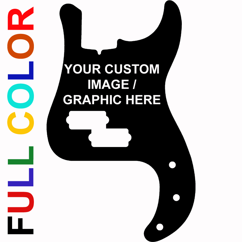 Precision Bass CUSTOM GRAPHIC - YOUR IMAGE Pickguard 2-ply