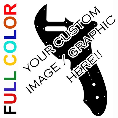 Telecaster 69 Thinline CUSTOM GRAPHIC - YOUR IMAGE Pickguard 2-ply