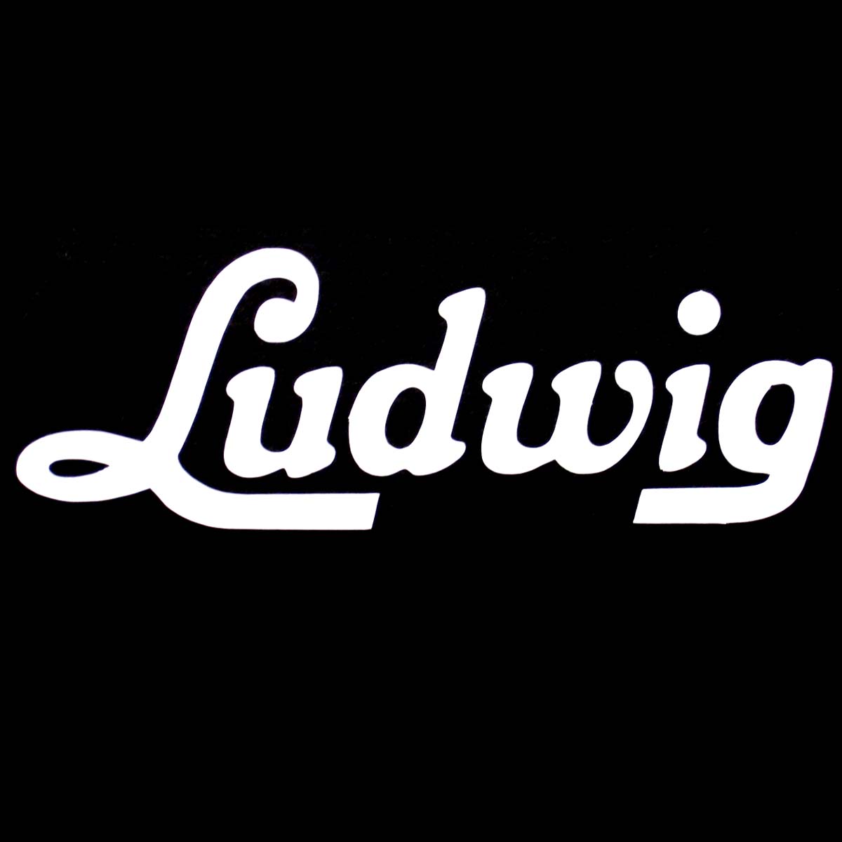 Ludwig White Replacement Drum Decal Sticker