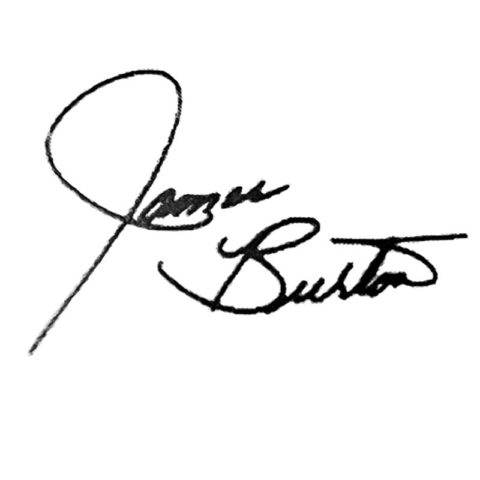 James Burton Signature Headstock Waterslide Decal