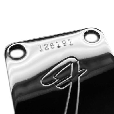 Stamped Serial number Fender F Plate