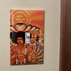 Hendrix Experience light switch cover