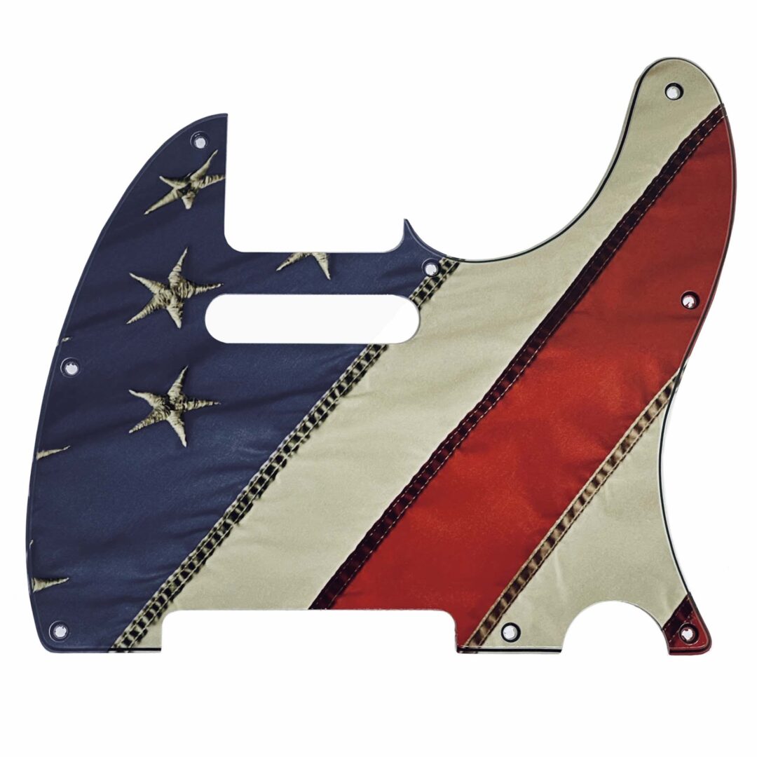 Telecaster Usa Flag Pickguard Custom Printed American Guard 2416