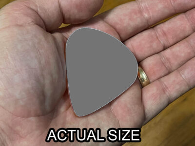 Guitar Pick magnet size