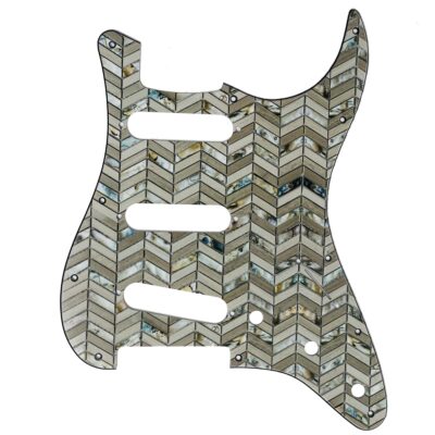 Chevron Tiles Custom printed Stratocaster pickguard