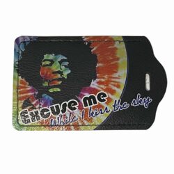 Excuse Me Hendrix leather guitar case tag