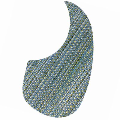 MARTIN - colorful tweed fabric custom printed acoustic pickguard