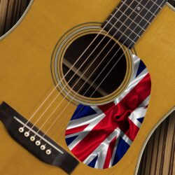 GUITAR MARTIN - UK FLAG acoustic pickguard - A-193 copy