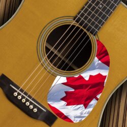 GUITAR MARTIN - canadian flag- A-169 copy
