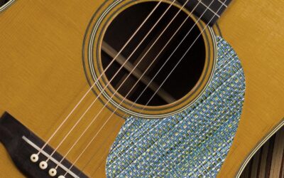 Acoustic Colorful Tweed Custom Pickguard – 154