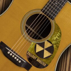 GUITAR MARTIN - fallout shelter acoustic pickguard - A-194 copy