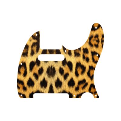 107 - Leopard Custom printed Telecaster pickguard