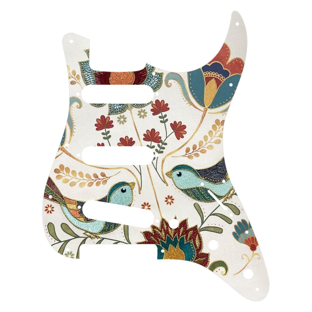 Custom Stratocaster Pickguard Flowers Birds Pickguard