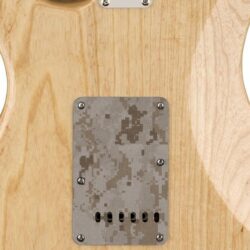 184 - marines camo custom printed tremolo cover on guitar