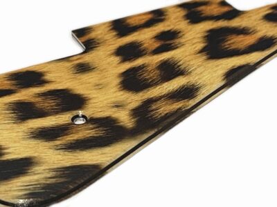 103 - Les Paul custom printed leopard fur pickguard CLOSEUP