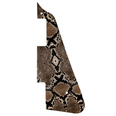104 - Les Paul custom printed snakeskin pickguard