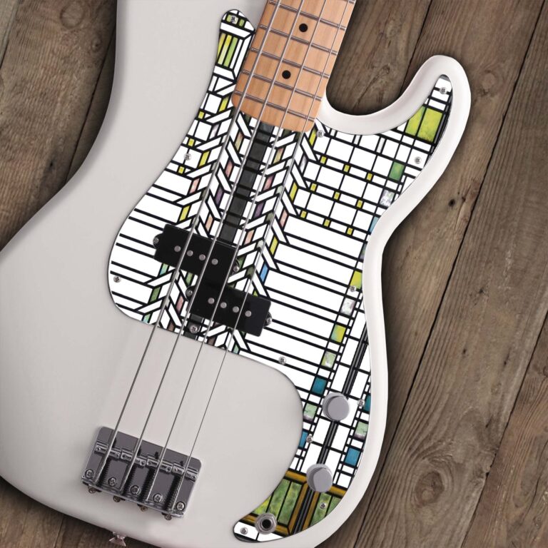 Precision Bass custom printed pickguards