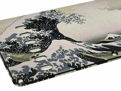 191 - japanese wave custom printed tremolo cover closeup