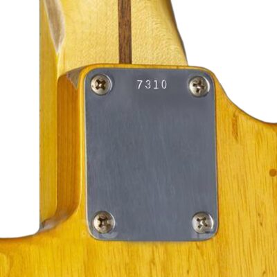 Garcia 7310 neckplate on guitar