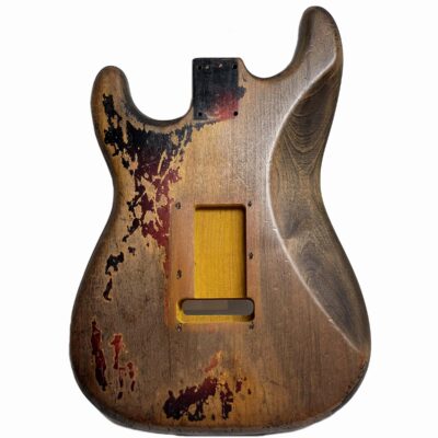 Rory Gallagher Replica Stratocaster Body- Rear