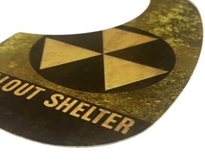 194 - MARTIN - fallout shelter acoustic pickguard - closeup