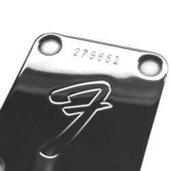 Cobain Mustang Fender stamped F neckplate