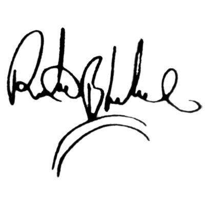 Robert Ritchie Signature Richie Blackmore Headstock Signature Waterslide Decal