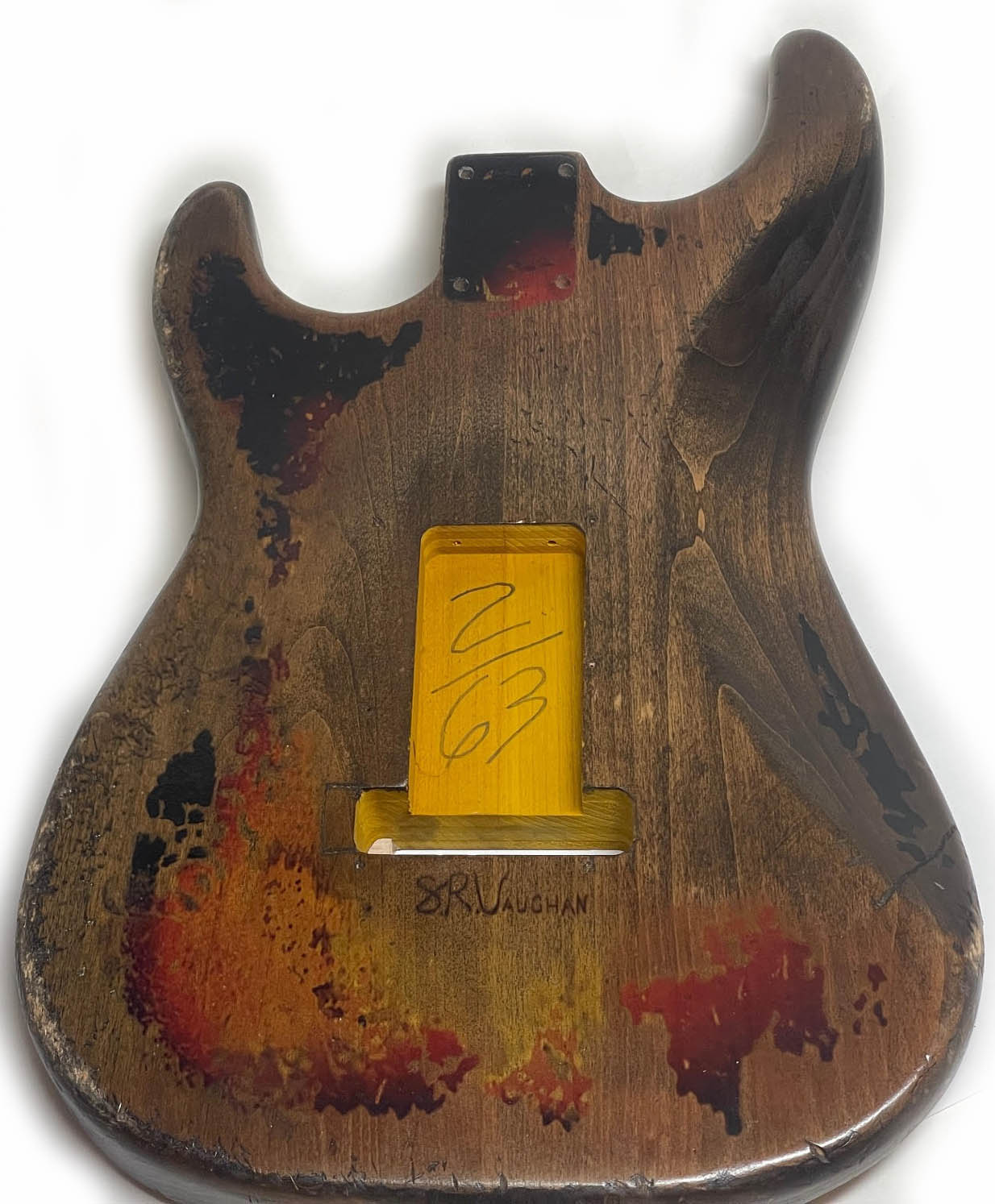 rita 　Provision VST-Relic Alder SRV Number One / First Wife Style Replica Stratocaster Body