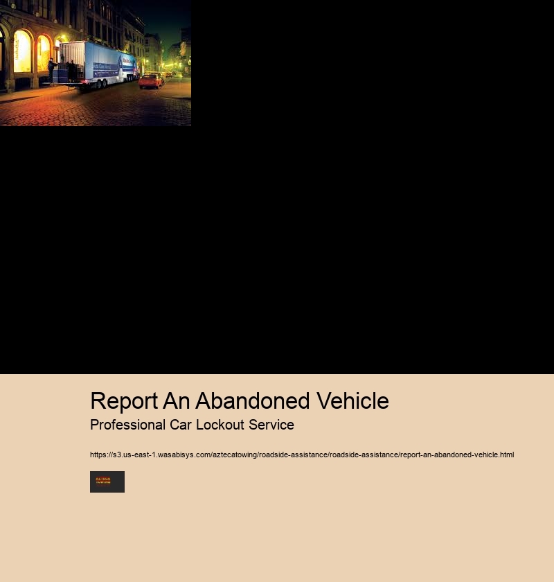 Report An Abandoned Vehicle