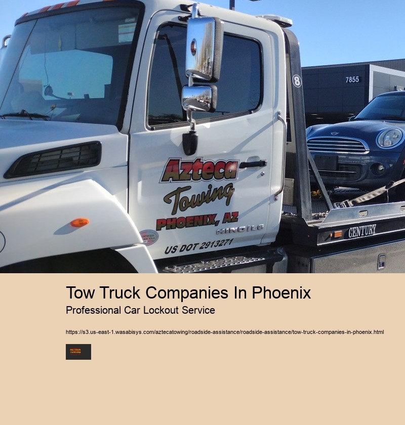 Tow Truck Companies In Phoenix