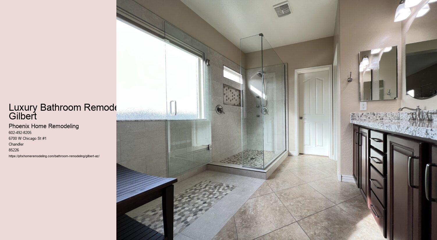 Luxury Bathroom Remodel Gilbert