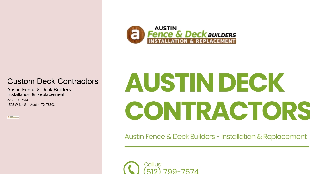 Custom Deck Contractors