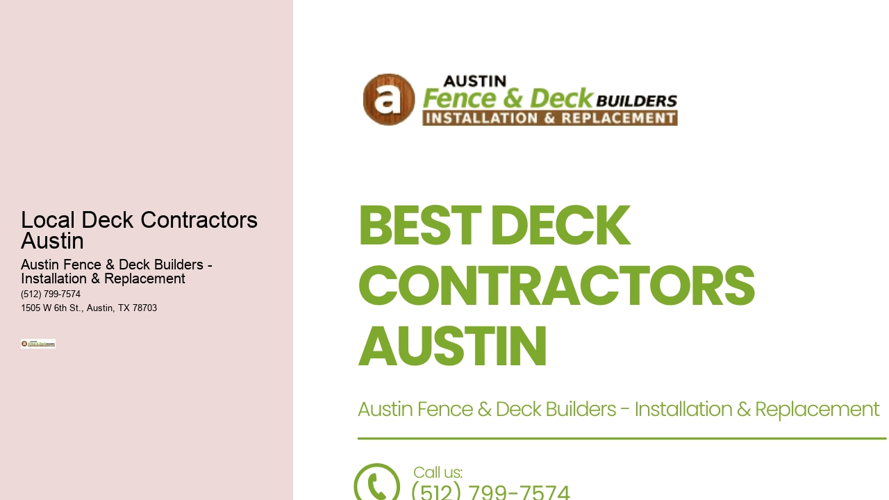 Local Deck Contractors Austin