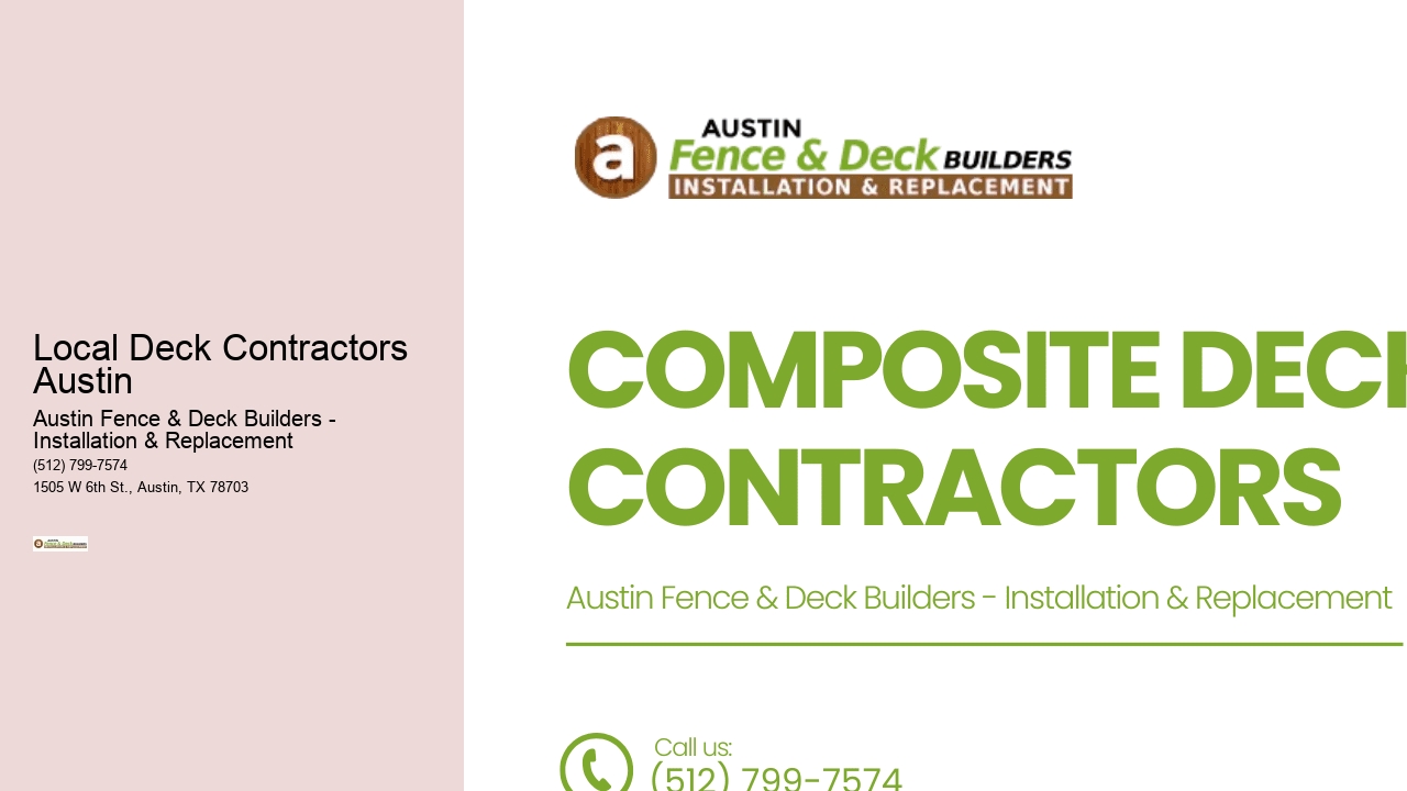 Local Deck Contractors Austin