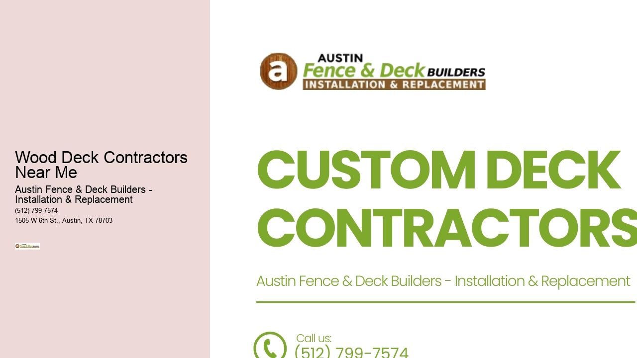 Wood Deck Contractors Near Me