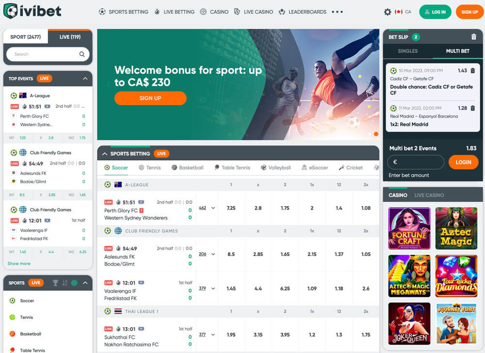 Ivibet - Betting Website Review