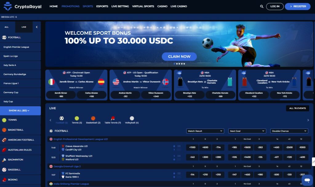 CryptoRoyal SportsBetting CA