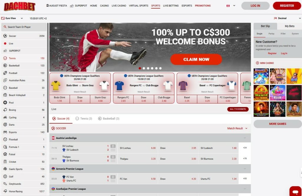DACHbet Sports Betting CA