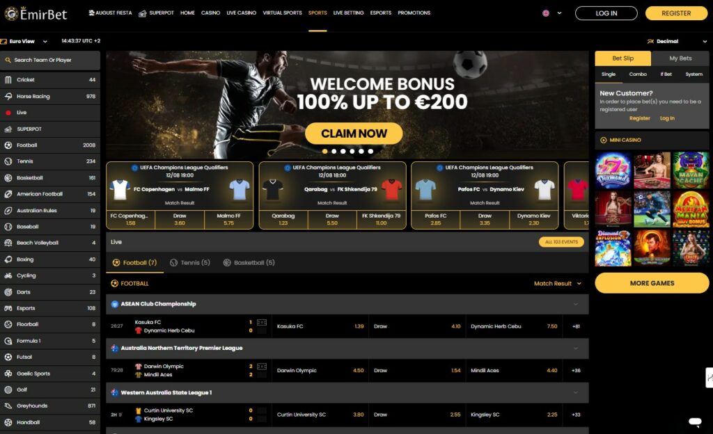 Emirbet Sports Betting CA