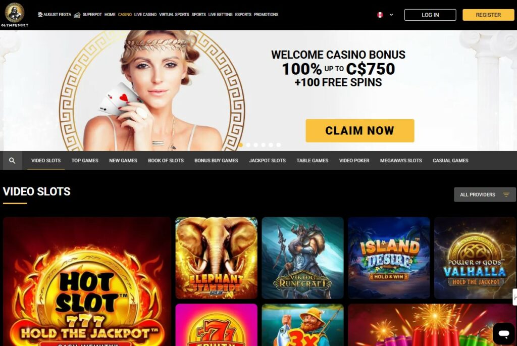 Olympusbet Online Casino CA