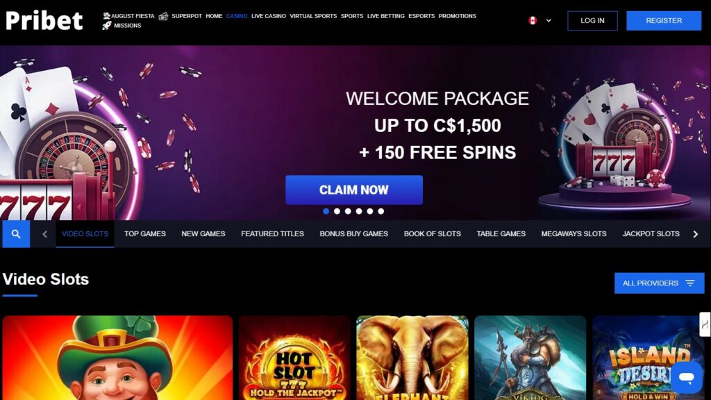 Pribet Online Casino CA