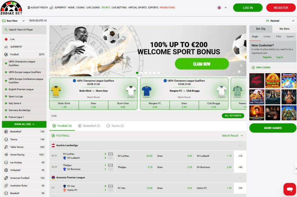 Zodiacbet Sports Betting EN CA