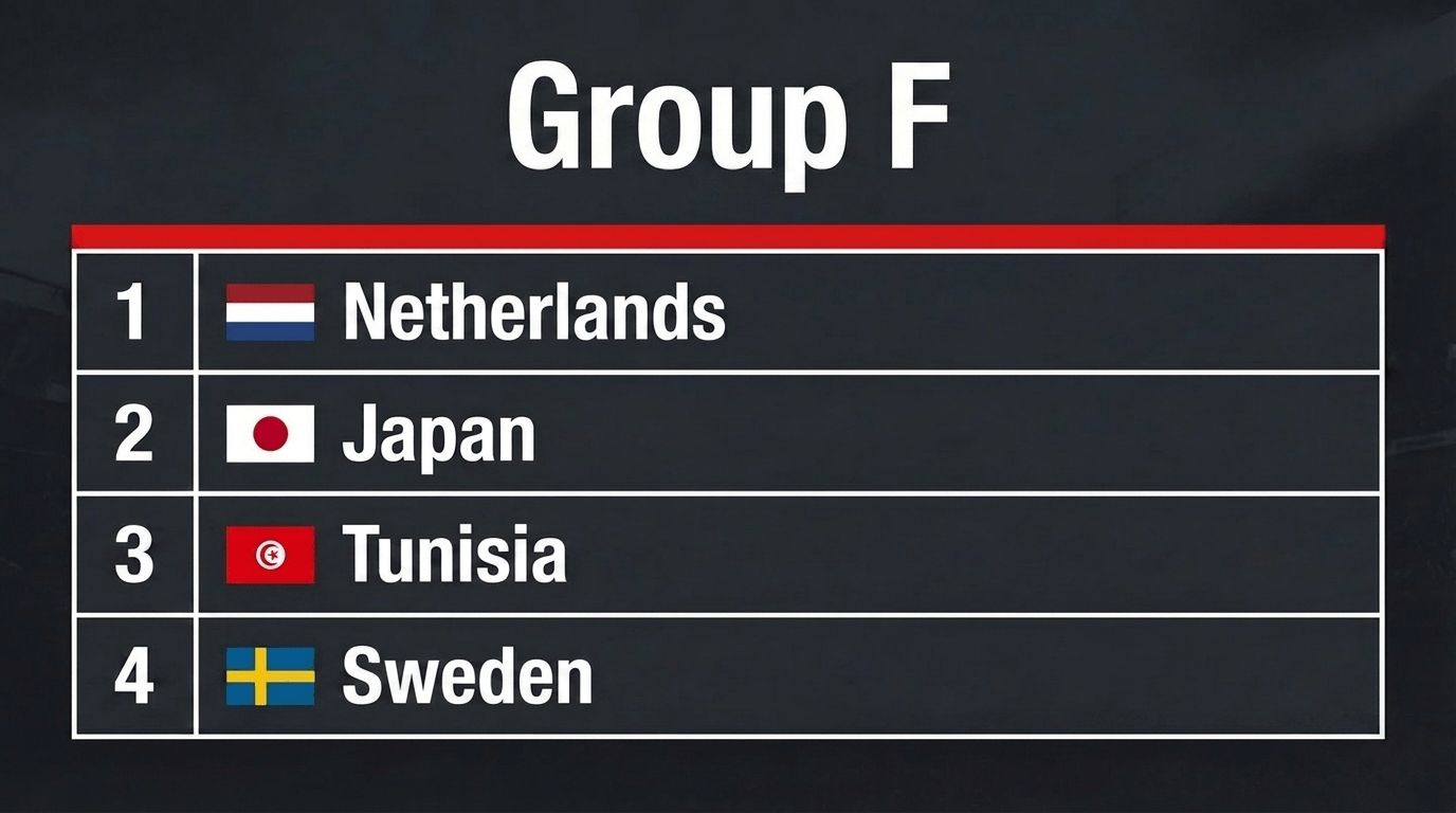 World Cup 2026 Group F World Cup 2026 Group F