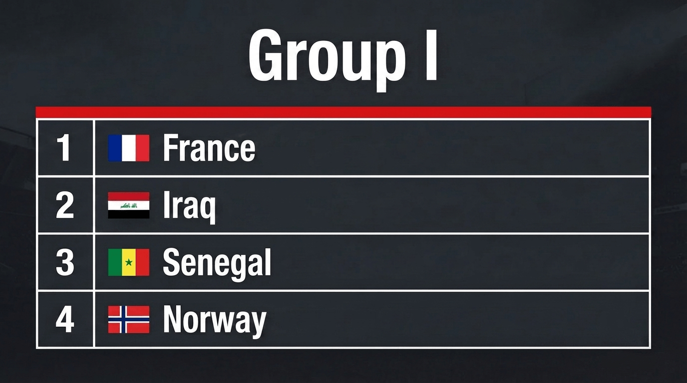 World Cup 2026 Group I World Cup 2026 Group I