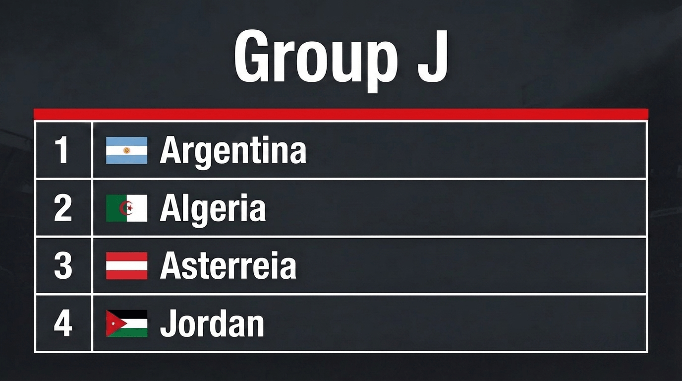 World Cup 2026 Group J World Cup 2026 Group J