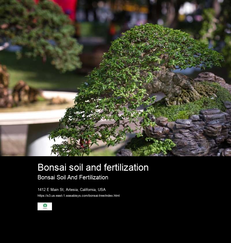 Bonsai soil and fertilization