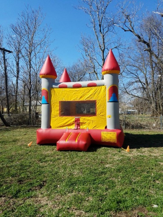 White Bounce House Rental In Bixby